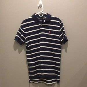 Ralph Lauren men’s polo stripped shirt size small